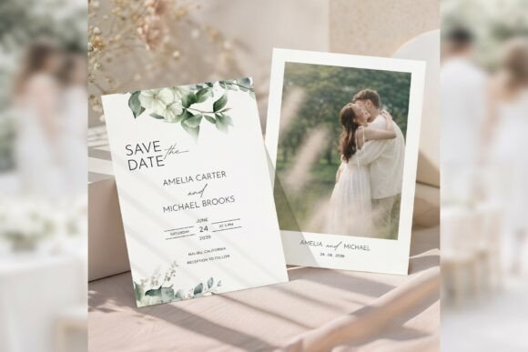 Download Eucalyptus Save the Date Bd014 - Save Collection